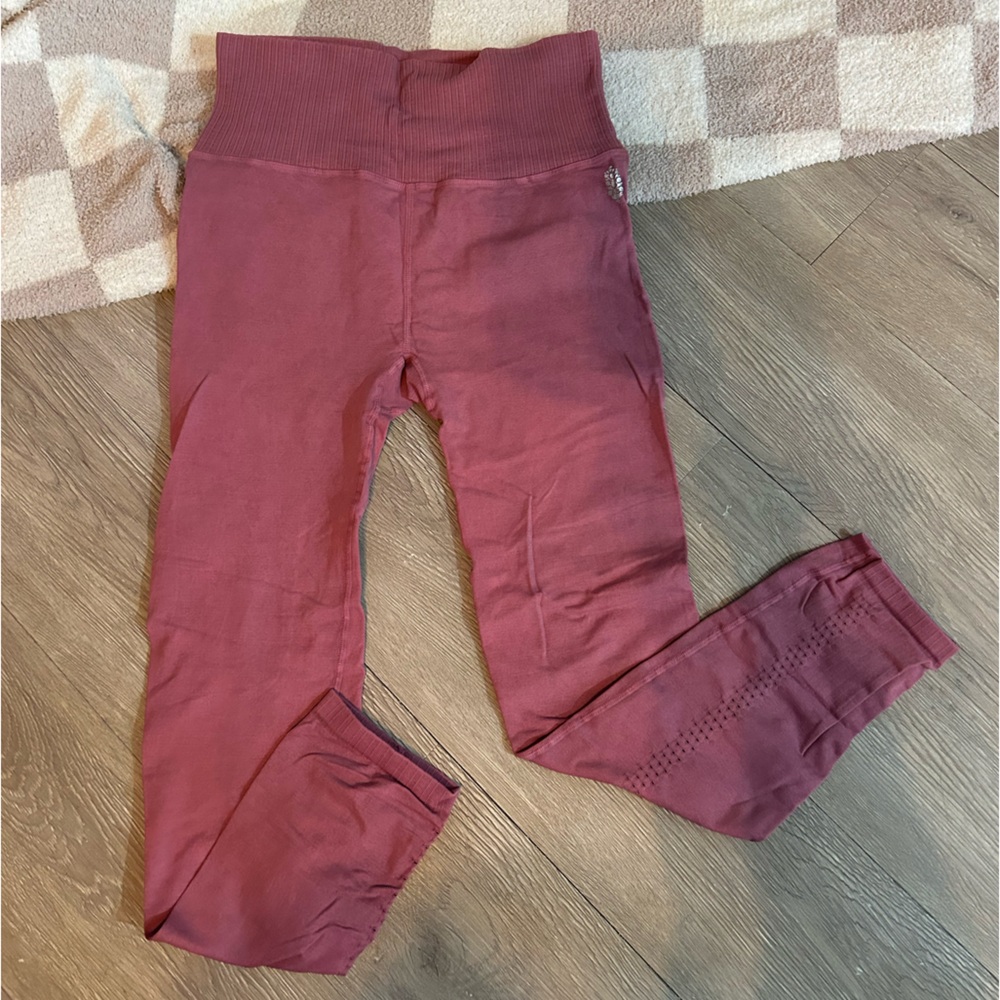 Pink Free People Leggings NWOT
